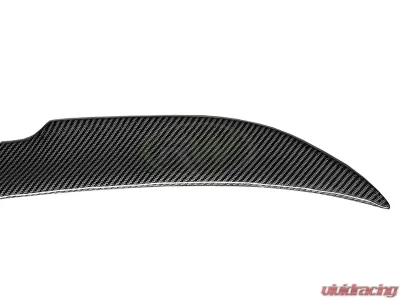 RW Carbon CS Style CF Trunk Spoiler w/ 3M Tape BMW M3 F80 | F30 2012-2020 - bmwf80003-1