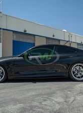 RW Carbon CF Side Skirt Extensions BMW M4 F82 | F83 2015-2020                                     - bmwf82m405 - Image 3