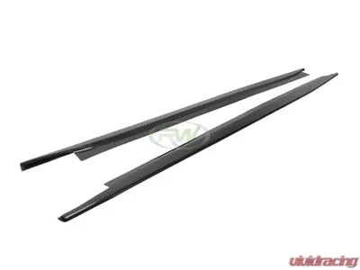 RW Carbon CF Side Skirt Extensions BMW M4 F82 | F83 2015-2020 - bmwf82m405