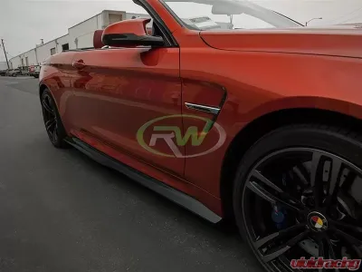 RW Carbon GTX Carbon Fiber Side Skirt Extensions BMW F80 M3 | F82 F83 M4 2015-2020 - bmwf82m407