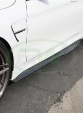 RW Carbon GTX Carbon Fiber Side Skirt Extensions BMW F80 M3 | F82 F83 M4 2015-2020                                     - bmwf82m407 - Image 4