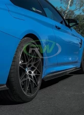 RW Carbon GTX Carbon Fiber Side Skirt Extensions BMW F80 M3 | F82 F83 M4 2015-2020                                     - bmwf82m407 - Image 5