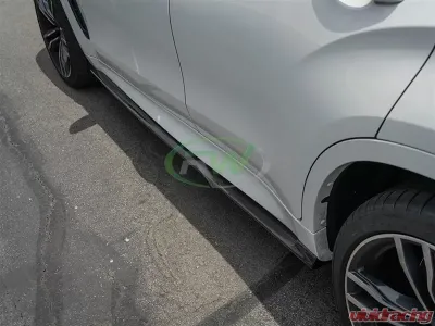 RW Carbon CF Side Skirt Extensions BMW F16 X6 | F86 X6M 2014-2018 - bmwf8503