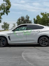 RW Carbon CF Side Skirt Extensions BMW F16 X6 | F86 X6M 2014-2018                                     - bmwf8503 - Image 3