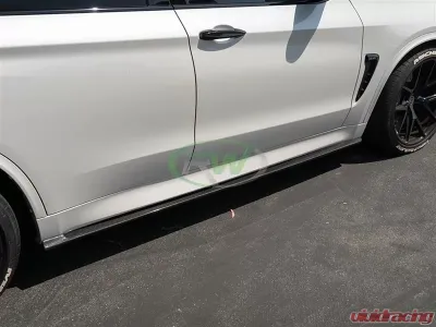 RW Carbon CF Side Skirt Extensions BMW F15 X5 | F85 X5M 2014-2018 - bmwf8505