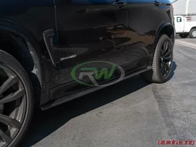 RW Carbon CF Side Skirt Extensions BMW F15 X5 | F85 X5M 2014-2018 - bmwf8505