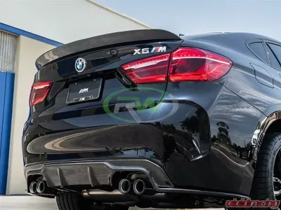 RW Carbon 3D Style Carbon Fiber Diffuser BMW F86 X6M 2015-2018 - bmwf8601