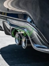 RW Carbon 3D Style Carbon Fiber Diffuser BMW F86 X6M 2015-2018                                     - bmwf8601 - Image 4