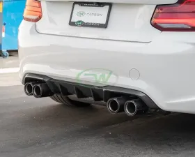 RW Carbon Performance Style CF Diffuser BMW F87 M2 2016-2019