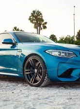 RW Carbon GTS Style Carbon Fiber Front Lip Full BMW F87 M2 2016-2018                                     - bmwf8705-full - Image 4