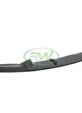 RW Carbon 3D Style CF Front Lip Spoiler w/ SLiPLO Anti-Scrape Kit BMW F87 M2 2016-2018                                     - bmwf8707-1 - Image 6