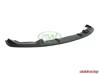RW Carbon 3D Style CF Front Lip Spoiler w/ SLiPLO Anti-Scrape Kit BMW F87 M2 2016-2018 - bmwf8707-1
