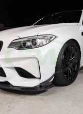 RW Carbon Fiber Canards BMW F87 M2 2016-2018                                     - bmwf8709 - Image 5