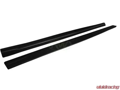RW Carbon Fiber Side Skirt Extensions BMW F87 M2 2016-2018 - bmwf8711