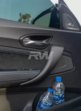RW Carbon Fiber Door Handle Trims BMW F20 | F22 | F87 2014-2021                                     - bmwf8712 - Image 2