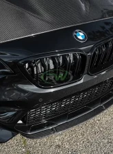 RW Carbon Center Carbon Fiber Front Lip Spoiler BMW F87 M2 2016-2018                                     - bmwf8714 - Image 5
