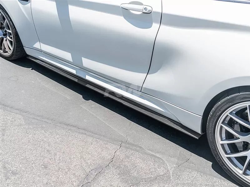 RW Carbon RWS Carbon Fiber Side Skirt Extensions BMW F87 M2 2016-2018 - bmwf8719