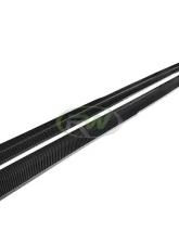 RW Carbon RWS Carbon Fiber Side Skirt Extensions BMW F87 M2 2016-2018                                     - bmwf8719 - Image 5