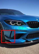 RW Carbon Competition Carbon Fiber Canards BMW F87 M2 2018                                     - bmwf8723 - Image 4