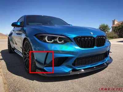 RW Carbon Competition Carbon Fiber Canards BMW F87 M2 2018 - bmwf8723