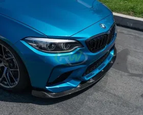 RW Carbon Competition 3D Style CF Front Lip BMW F87 M2 2019+