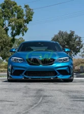 RW Carbon Competition 3D Style CF Front Lip BMW F87 M2 2019+                                     - bmwf8724 - Image 2