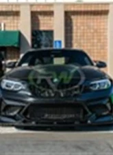 RW Carbon Competition 3D Style CF Front Lip BMW F87 M2 2019+                                     - bmwf8724 - Image 3