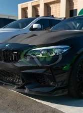 RW Carbon Competition 3D Style CF Front Lip BMW F87 M2 2019+                                     - bmwf8724 - Image 4