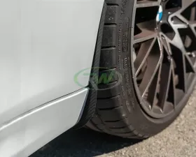 RW Carbon Fiber Front Splash Guards BMW F87 M2 2016-2019