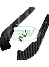 RW Carbon Fiber Front Splash Guards BMW F87 M2 2016-2019                                     - bmwf8725 - Image 2