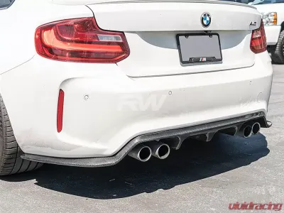 RW Carbon 3D Style Carbon Fiber Diffuser BMW F87 M2 2016-2018 - bmwf8726