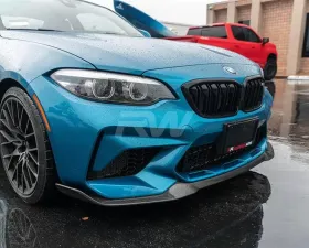 RW Carbon Comp CS Style CF Front Lip BMW F87 M2 2019+