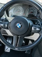 RW Carbon Inner Carbon Fiber Steering Wheel Trim BMW M3 | M4 | M5 2014-2020                                     - bmwf8x001 - Image 5