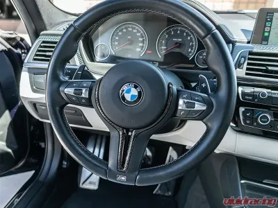 RW Carbon Inner Carbon Fiber Steering Wheel Trim BMW M3 | M4 | M5 2014-2020 - bmwf8x001
