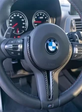 RW Carbon Inner Carbon Fiber Steering Wheel Trim BMW M3 | M4 | M5 2014-2020                                     - bmwf8x001 - Image 2