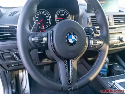 RW Carbon Inner Carbon Fiber Steering Wheel Trim BMW M3 | M4 | M5 2014-2020 - bmwf8x001