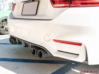 RW Carbon CF Performance Style Diffuser BMW M3 | M4 2015-2020 - bmwf8x002