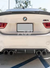 RW Carbon CF Performance Style Diffuser BMW M3 | M4 2015-2020                                     - bmwf8x002 - Image 4