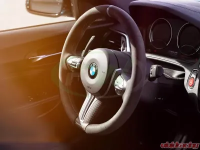 RW Carbon Fiber Competition Paddle Shifters w/ White Symbols - Matte BMW M2 | M3 | M4 2012-2021 - bmwf8x010-3