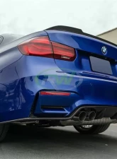 RW Carbon 3D Style Carbon Fiber Diffuser BMW M3 M4 F80 | F82 | F83 2015-2020                                     - bmwf8x013 - Image 2