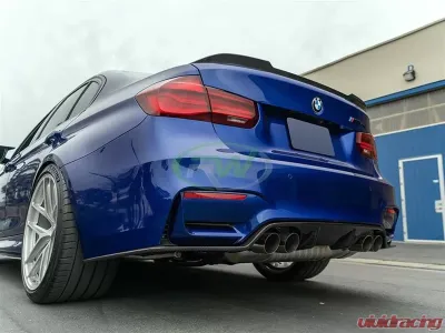 RW Carbon 3D Style Carbon Fiber Diffuser BMW M3 M4 F80 | F82 | F83 2015-2020 - bmwf8x013