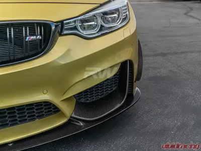 RW Carbon Fiber Canards w/ 3M Tape BMW F80 M3 | F82 F83 M4 2015-2020 - bmwf8x017-1