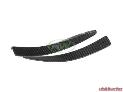 RW Carbon Fiber Canards w/ 3M Tape BMW F80 M3 | F82 F83 M4 2015-2020 - bmwf8x017-1