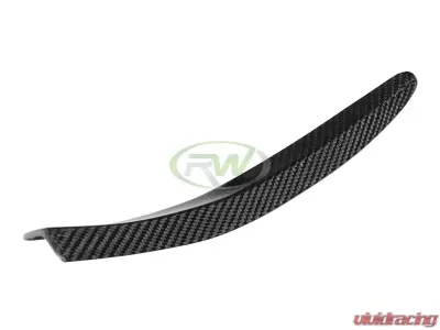 RW Carbon Fiber Canards w/ 3M Tape BMW F80 M3 | F82 F83 M4 2015-2020 - bmwf8x017-1