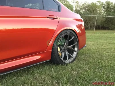 RW Carbon Fiber Side Skirt Extensions BMW F80 M3 2015-2020 - bmwf8x019