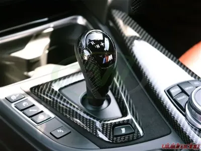 RW Carbon Fiber Alcantara Shift Console Trim BMW F80 M3 | F82 F83 M4 2015-2020 - bmwf8x021