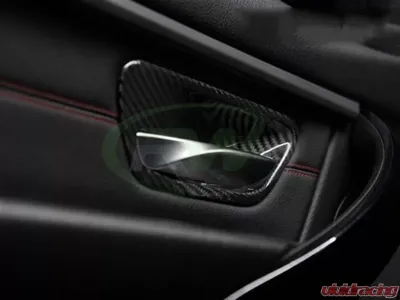 RW Carbon Fiber Door Handle Trims BMW F30/F31 3 Series - bmwf8x022-1