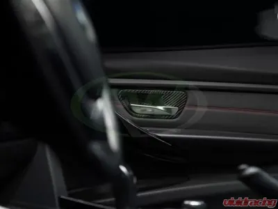 RW Carbon Fiber Door Handle Trims BMW F30/F31 3 Series - bmwf8x022-1