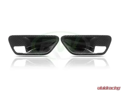 RW Carbon Fiber Door Handle Trims BMW F30/F31 3 Series - bmwf8x022-1
