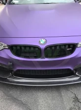 RW Carbon ENS Style Carbon Fiber Front Lip w/ SLiPLO Anti-Scrape Kit BMW F80 M3 | F82 F83 M4 2015-2020                                     - bmwf8x023-1 - Image 2